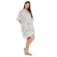 thumbnail image 4 of Gypsie Blu Women's Plus Size Tunic Short Kaftan Dress for Women Loose Summer Cover-up Casual Beachwear Tunics Online, 4 of 7