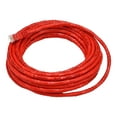 thumbnail image 2 of Monoprice - Patch cable - RJ-45 (M) to RJ-45 (M) - 25 ft - UTP - CAT 6 - snagless, stranded, crossover - red, 2 of 2