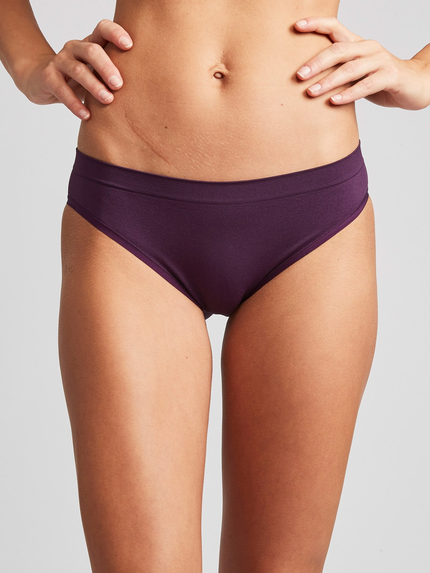 LOT 6 Women Plain Bikini Color Way SATIN CoCo Panty Underwear S/M/L/XL 38306