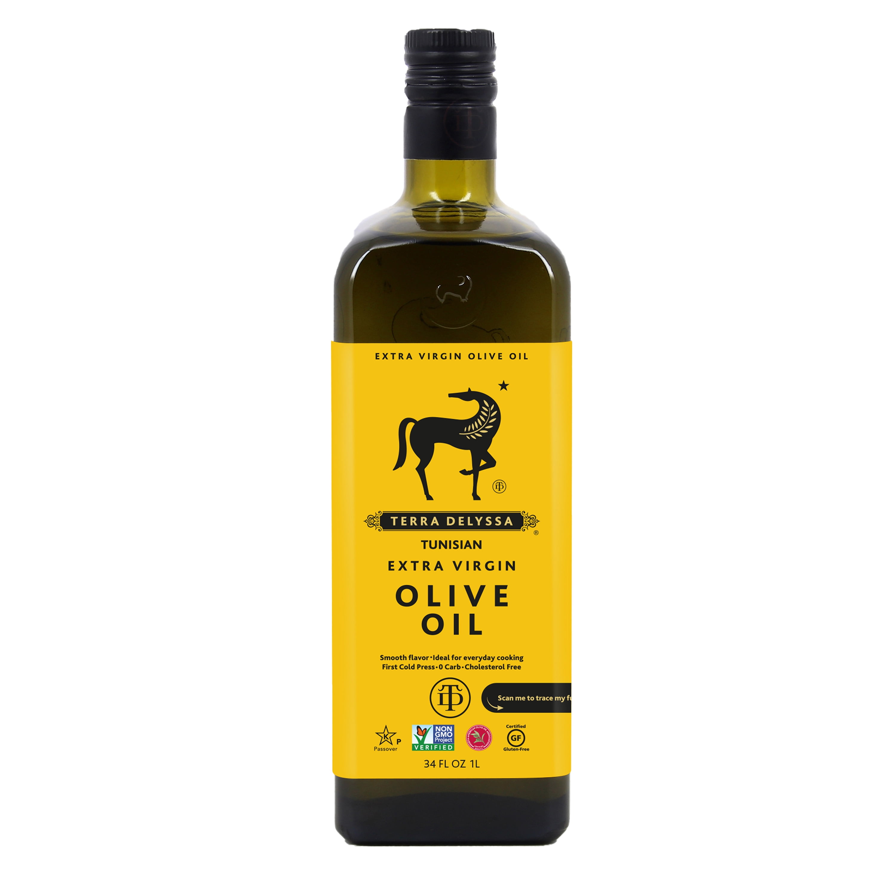 Terra Delyssa Extra Virgin Olive Oil, 34 fl oz Glass