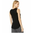 thumbnail image 2 of P.J. Salvage Womens Thermal Pajama Sleep Tank Top, Black, Medium, 2 of 2