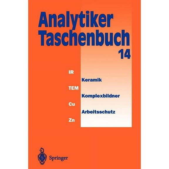 Analytiker-Taschenbuch Analytiker-Taschenbuch, Book 14, (Paperback)