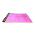 thumbnail image 2 of Ahgly Company Indoor Square Abstract Purple Contemporary Area Rugs, 4' Square, 2 of 4