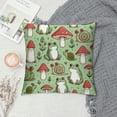 thumbnail image 2 of Leisuo Mushrooms Frogs Pillowcase for Hair and Skin Soft and Comfortable Body Pillow Cases with Invisible Zipper Luxury Breathable Pillow Cover for Sleeping Home, 2 of 5