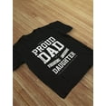thumbnail image 5 of Tstars Mens Gifts for Dad Father's Day Shirts Proud Dad of a Freaking Awesome Daughter Funny Humor Father's Day Birthday from Daughter Cool Best Gift for Dad T Shirt, 5 of 6