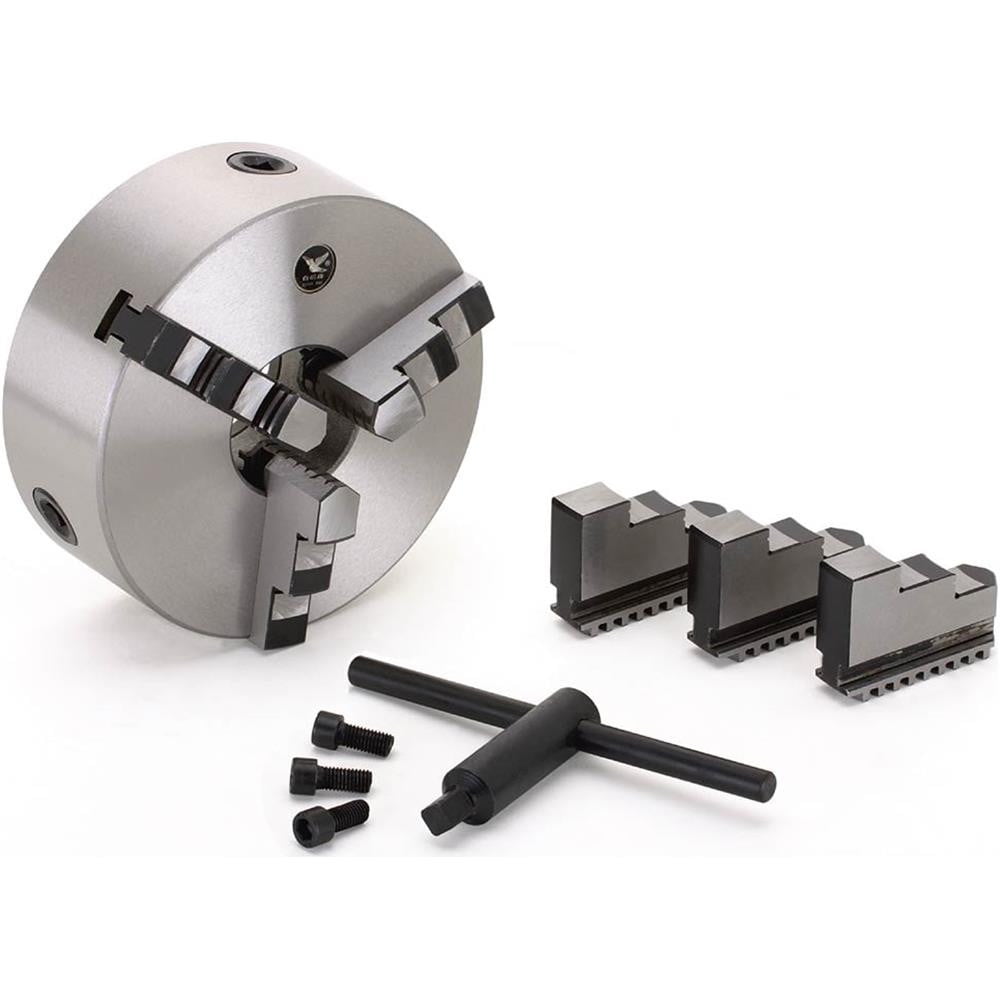 8" 3 Jaw Precision Chuck for Mini Metal Lathe Tool