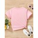 thumbnail image 2 of Una camiseta con estampado de carpincho para niña, con cuello redondo y mangas cortas, perfecta para actividades al aire libre. Es elegante, transpirable y..., 2 of 5