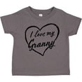 thumbnail image 3 of Inktastic I Love My Granny in Black Chalk Heart Boys or Girls Toddler T-Shirt, 3 of 5