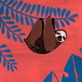 thumbnail image 2 of Curious Sloth Painting Print on Wrapped Canvas, 2 of 7