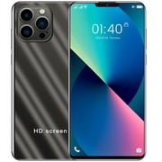 6.1-inch HD+ Ram1Gb+Rom4Gb IP13 Pro Max dual SIM 3G smartphone 2800mAh face unlock Android phone Black
