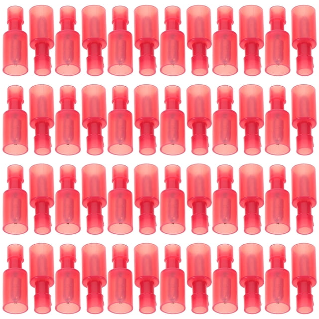 CIMAXIC 100Pairs Insulated Male Female Wire Connectors Quick Disconnect Crimp Terminals Nylon