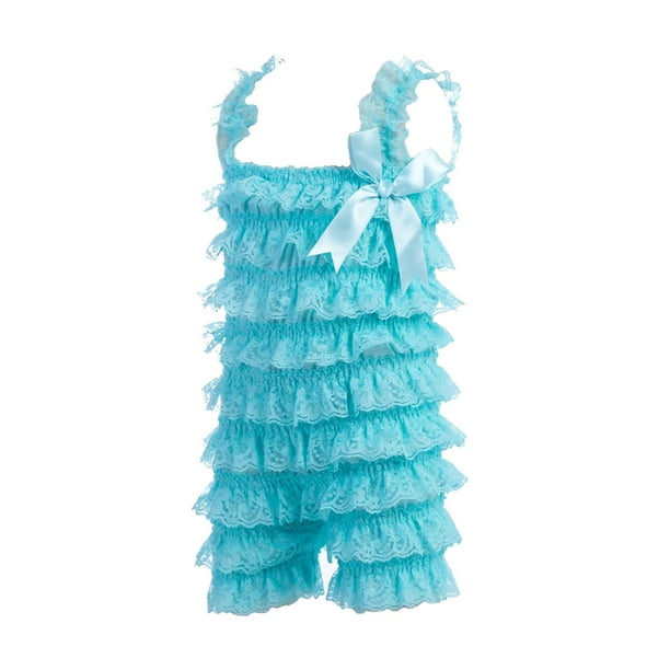 Gibobby Mameluco para niña Mono multicolor de verano para bebé, arnés para bebé recién nacido, ropa para gatear, paquete de ropa para niños, ropa para pedos(Azul claro, 12-24 Meses)