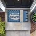 thumbnail image 4 of Welcome Coastal Tuna Outdoor Door Mat, design by Lil' Rue, 18"x30", 4 of 9