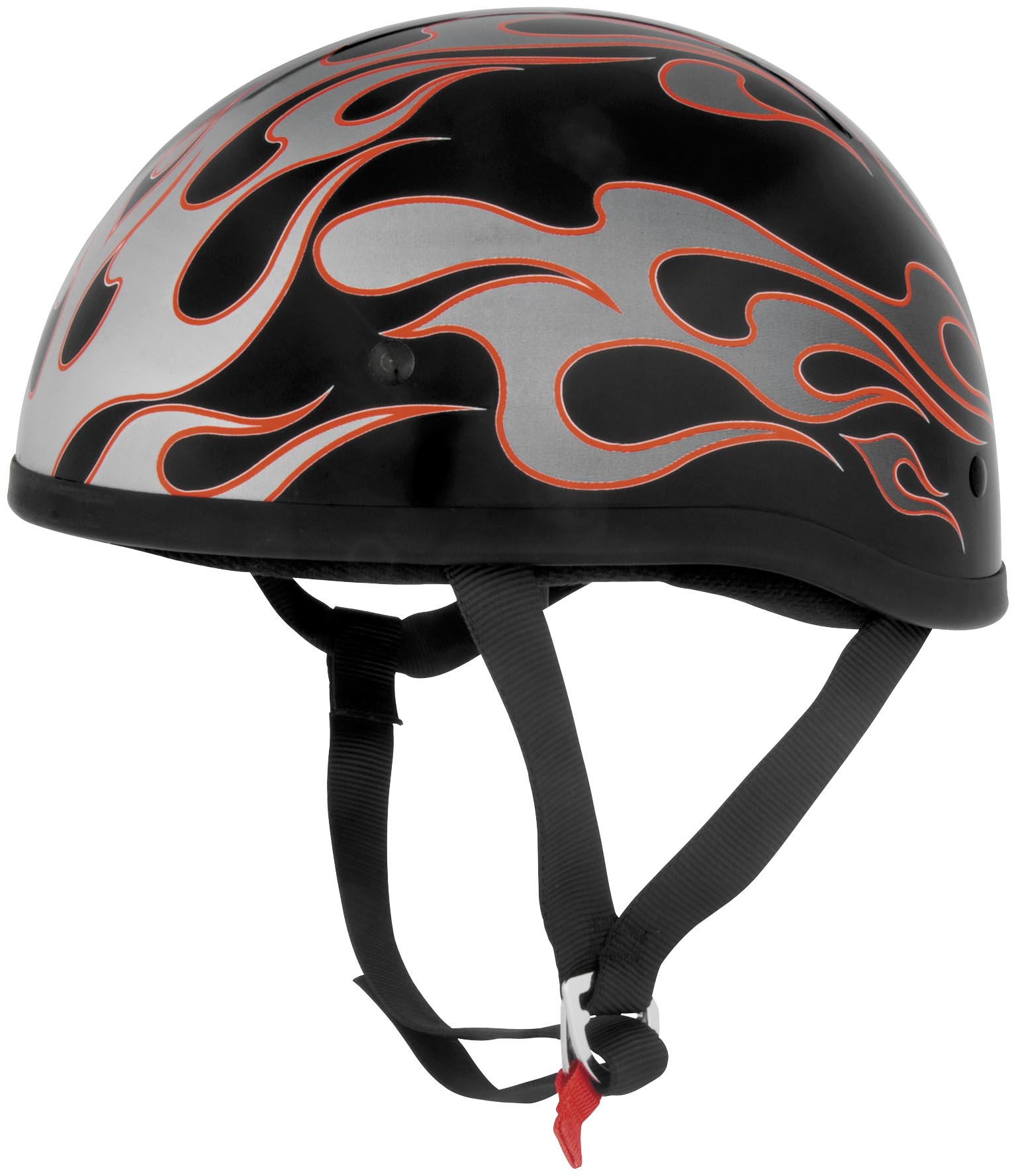 Skid Lid Helmets Original Flames Graphics Helmet Red XS 646938