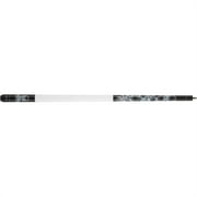Action Cues ADV62 19 19 oz Action Adventure Pool Cue, Black with White Stacked Skulls