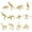 C, variant on 12Pcs Assorted Dinosaur Skeleton Mini Figurine Set,Educational Prehistoric Dino Bone Fossil Model Toy