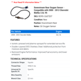 thumbnail image 2 of Downstream Rear Oxygen Sensor - Compatible with 2008 - 2012 Chevy Malibu 3.6L V6 2009 2010 2011, 2 of 2