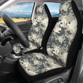 thumbnail image 3 of Uourmeti Car Seat Covers Full Set Interior Accessories Polyester, Compatible with Automotive Seats SUV Seats, for Cars Truck, Digital Camo Pattern, 3 of 10