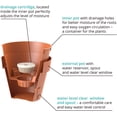 thumbnail image 3 of Self Watering Planter - 7.9 inch Diameter for Flower Pot with Bottom Watering Level Indicator for All House Plants Flowers Herbs Grey, 3 of 9