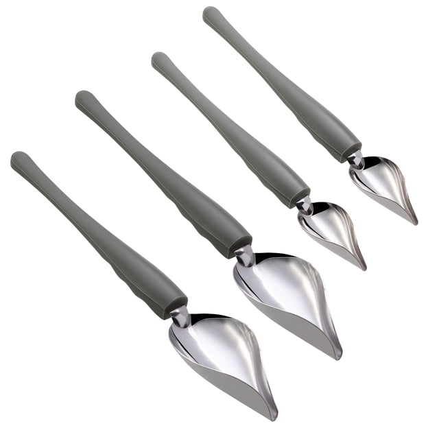Cabilock 4pcs Culinary Drawing Spoons Precision Decorating Spoon Set Plating Decorating Pencil Spoon for Decorative Plates Cake Coffee