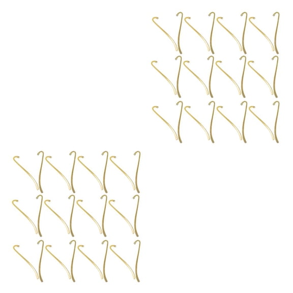 Ganchos Bearachild 24 piezas Aleación de Zinc Plata Bronce Oro antiguo Cobre