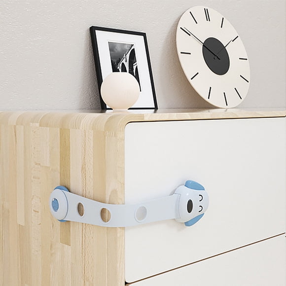 ifundom 8Pcs Adhesive Safety Cabinet Locks in Assorted Colors for Drawers Refrigerator Doors and Wardrobes