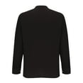 thumbnail image 3 of Brglopf Long Sleeve Shirts for Men Half Button Casual Lightweight Solid Color Shirts Plus Size Stand Collar Shirt with Pocket, 3 of 5