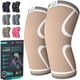 thumbnail image 1 of Rodilleras Modvel (2 unidades) para mujer y hombre: rodilleras de compresión para entrenamiento, alivio del dolor de rodilla, soporte articular para ligamento cruzado anterior (LCA), artritis y desgar, 1 of 5