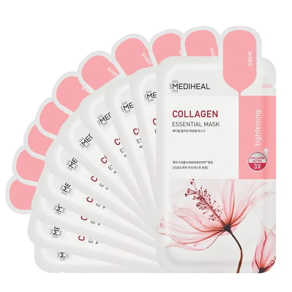 Mascarilla Mediheal Collagen Essential, 10 láminas para toda la piel