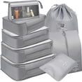 thumbnail image 3 of Weavehouse Cubos de equipaje de Viaje Juego de 8 Pzas, Organizadores de Equipaje con Bolsa para Zapatos y Bolsa de Artículos de Tocador, 3 of 6