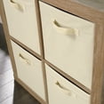 thumbnail image 5 of Sauder Stow-away Cube Storage 4-Cube Organizer, Lintel Oak Finish, 5 of 11
