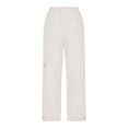 thumbnail image 4 of Womens Pants Women Pants Casual Beige Work Pants for Women Women Lounge Pants Women High Waisted Pants with Pockets Fall Pants for Women 2025, 4 of 4