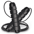 thumbnail image 1 of Cuerda para saltar de plástico en Negro GYMKER Cuerda de saltar de plástico, 1 of 4