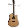 Luna Trinity Spruce Top Dreadnought Acoustic Guitar, Rosewood Fretboard Left Handed, Natural