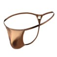thumbnail image 3 of Calzoncillos con bolsa abultada para hombre Ver a través de T-back Cómodo Bikini Jockstrap Ropa interior Oro XL jinwen Ropa interior de tanga para hombres, 3 of 6