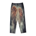 thumbnail image 4 of Naloa Elephant in Smoke Print Women’s Ultra-Soft Comfy Pajama Lounge Pants with Pockets & Drawstring, 4 of 8