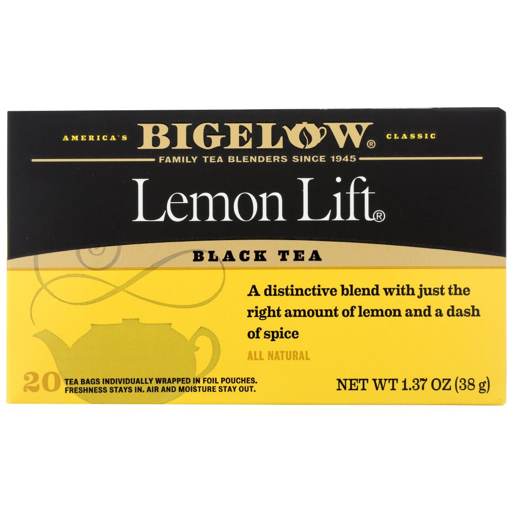 Bigelow Lemon Lift Black Tea With Lemon, 20 Bags
