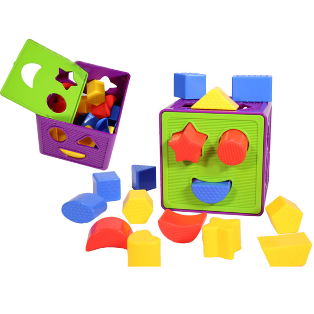 Baby Educational Toy Bricks Matching Blocks Intelligence Sorting Box J6L5 