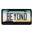 thumbnail image 2 of Jeep Grand Cherokee in 3D Black on Black Metal License Plate Frame, 2 of 8