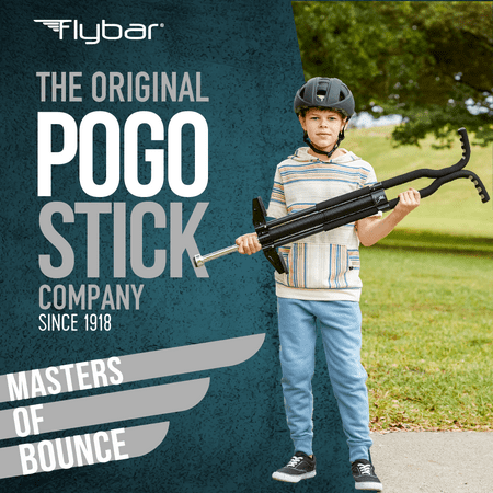 Flybar Master Pogo Stick for Kids, Outdoor Toys for Boys, Jumper Toys, Outside Toys for Kids, Ages 9+, 80 to 160 lbs. Black