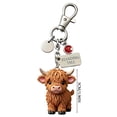 thumbnail image 4 of Lekihaqq Highlands Bull Month Keychain Reminder Of Silent Power Daily Strength Gift Keychain Bull Keyring Charm Durable Metal Pendant Motivational Cow Key Chain For Men Women Friend Family Work Office, 4 of 8