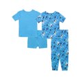 thumbnail image 3 of Character Toddler Boy Short Sleeve Top and Pant Pajama Set, 4-Piece, Sizes 2T-4T, 3 of 6