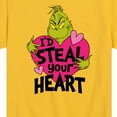 thumbnail image 3 of The Grinch - I'd Steal Your Heart  - Toddler & Youth Short Sleeve Graphic T-Shirt, 3 of 5