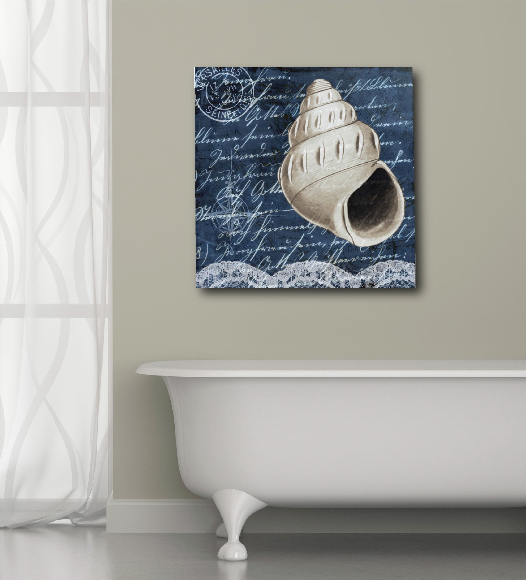 Shell Dreams II Gallery-Wrapped Canvas Wall Art, 16x16