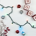 thumbnail image 2 of Northlight Wide Angle Christmas Lights - Multi-Color LED - 49' Green Wire - 200ct, 2 of 7