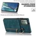 thumbnail image 6 of Nalacover for Samsung Note 20, Wallet RFID Credit Card Holder and Zipper Pocket,Drop Protection Flip Cover Ring Holder Kickstand Double Magnetic Clasp for Samsung Galaxy Note 20, Blue, 6 of 12