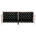 thumbnail image 5 of SAFAVIEH Chelsea Foldable Futon Bed Blush / Chrome, 5 of 7