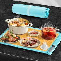 HOYOFOL Graphene Silicone Heating Mat, 120V Electric Warming Tray with Adjustable Temperature, 6 Heat Settings