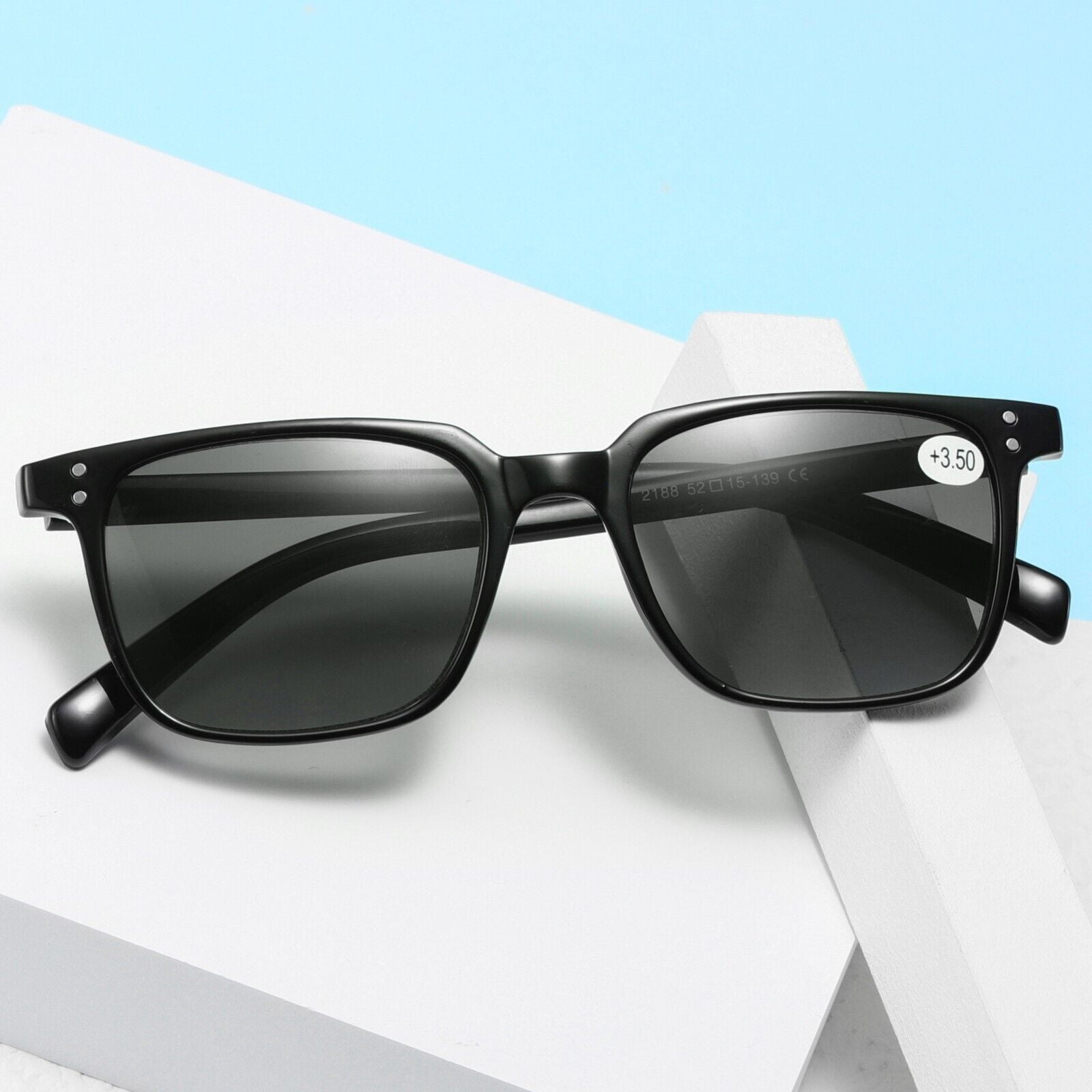 6 Pairs Mens Womens Unisex Reading Sunglasses Magnified Full Tinted Lens Sun Readers +2.50