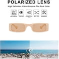 thumbnail image 4 of Rectangle Retro Vintage Sunglasses For Women Rectangular Chunky Glasses, 4 of 5